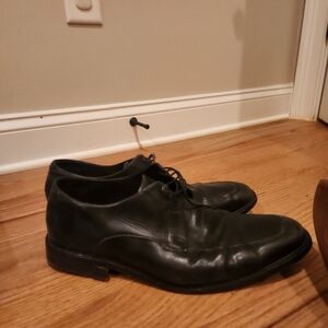 Cole Haan Black Leather Oxfords